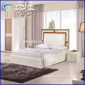 High Headboard With Crystals Faux Leather Elegant Bed Frame